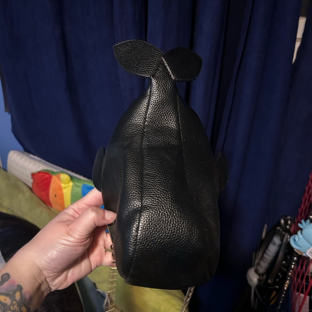 Dune London Black and Gold Whale shaped bag - Picture 6 of 6